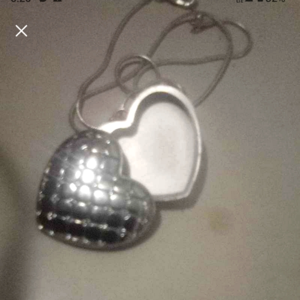 Sterling silver keepsake knecklace